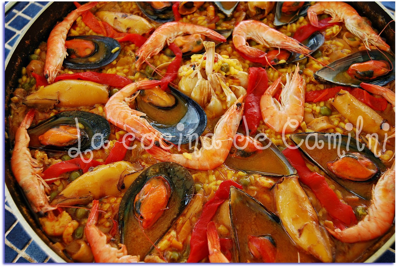 La cocina de Camilni Paella de mariscos